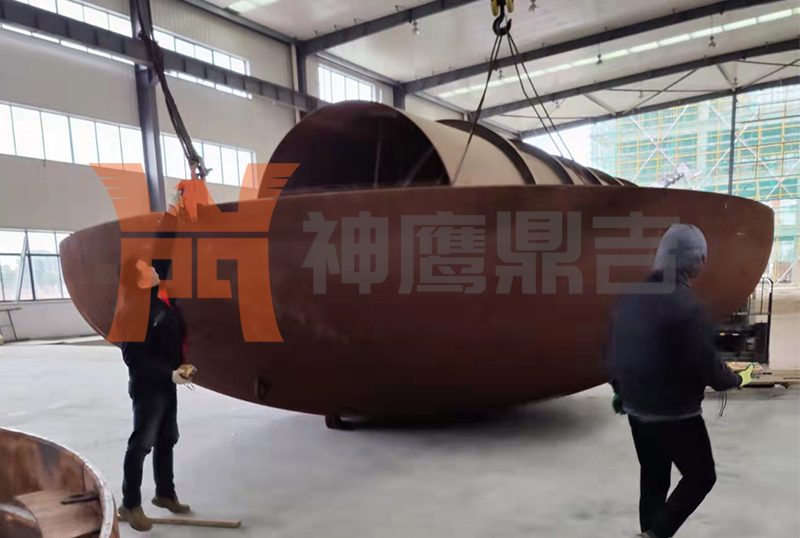 超大型热压罐安装现场